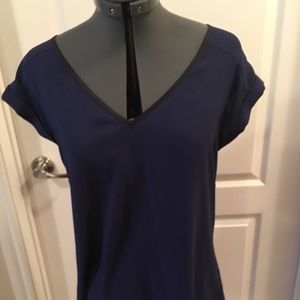 Express Navy Blue Top Blouse
